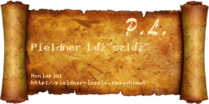 Pieldner László névjegykártya